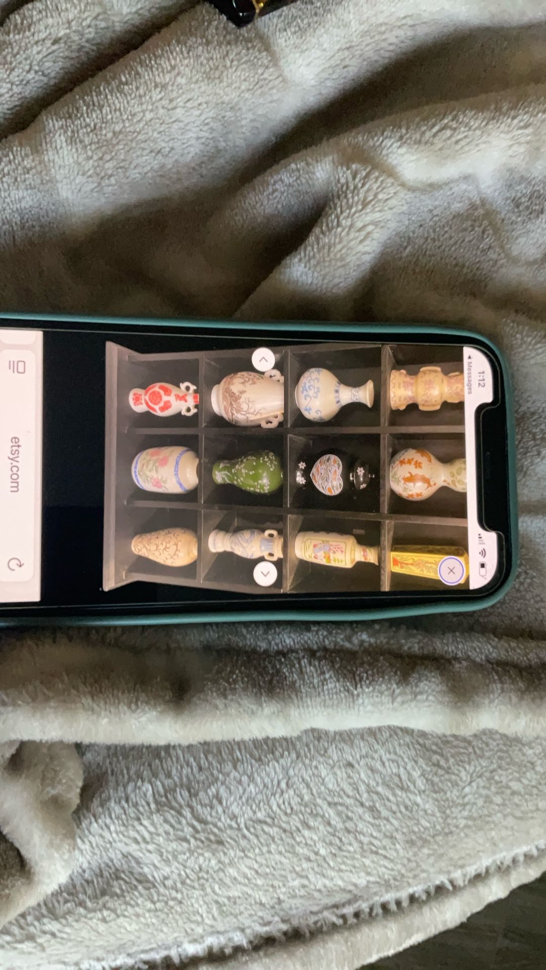Franklin Mint, 1980’s Treasures Of The Imperial Dynasties Miniature Vase Collection. Perfect Condition With Case