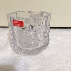Vintage MIKASA Seasons Holly Crystal 