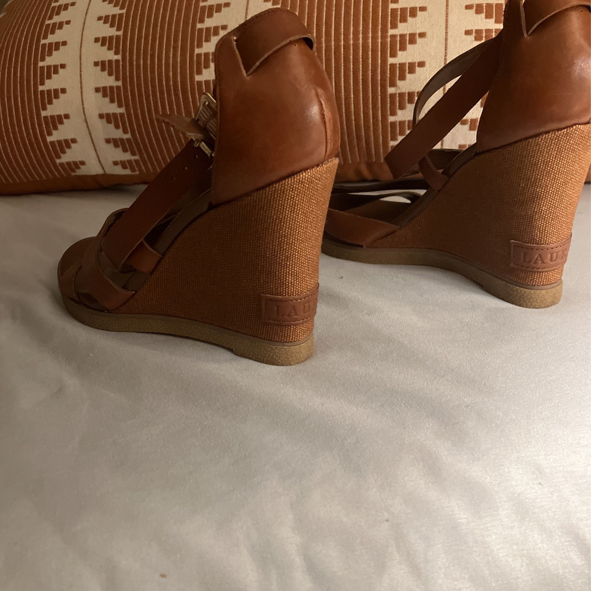 Ralph Lauren Wedge Sandal Heels for Sale in Tucson, AZ - OfferUp