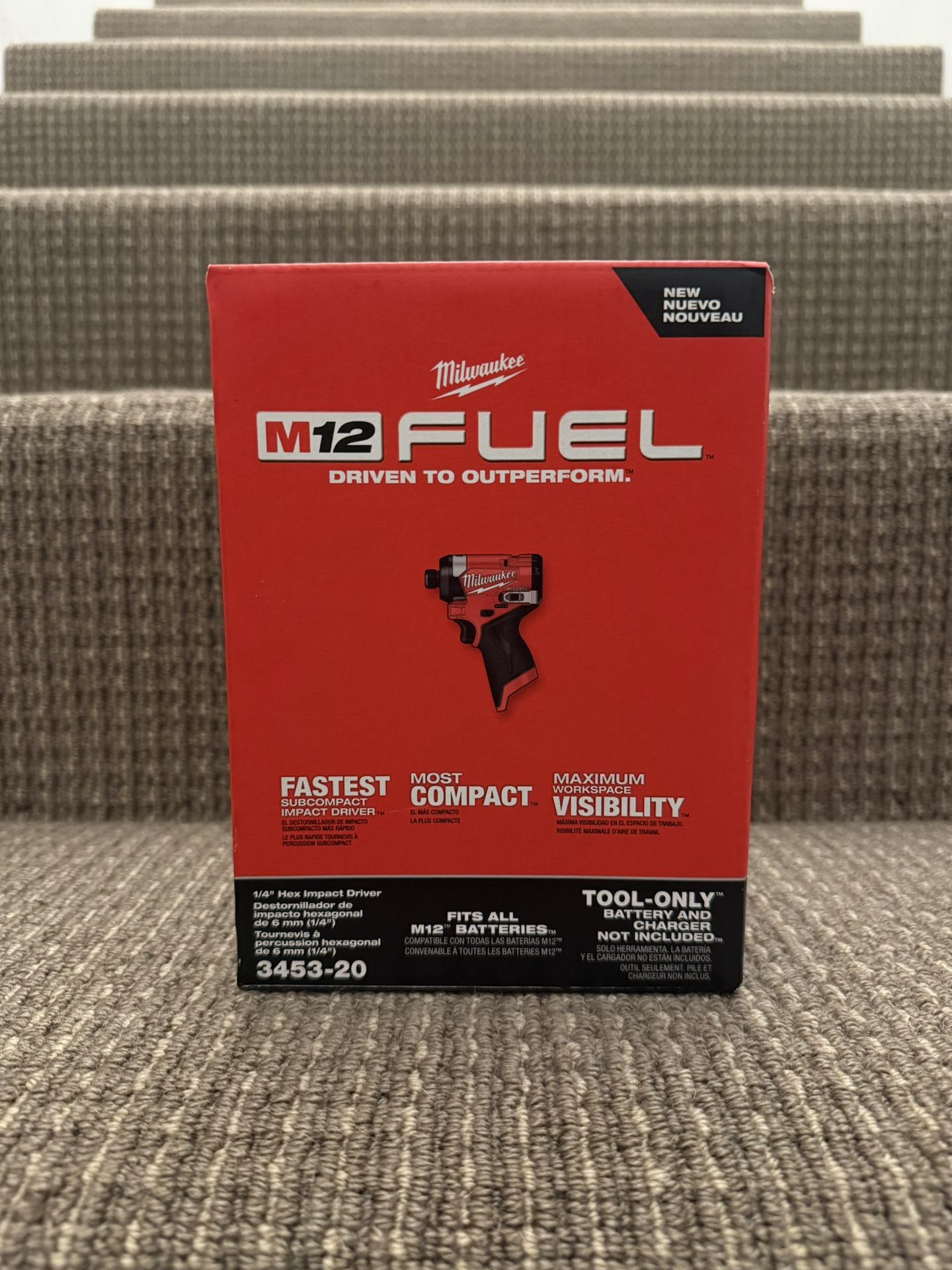 NEW M12 FUEL 12V Lithium-Ion Brushless Cordless 1/4 in. Hex Impact Driver (Tool-Only)