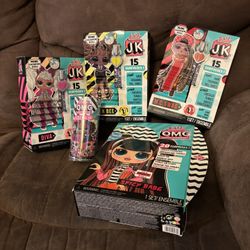 LOL OMG & JK Fashion Dolls & Puzzle Wall Art Bundle