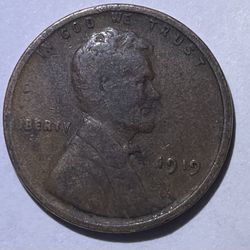 1919 Good Condition Penny