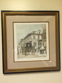 Bourbon street artwork signed by artist 16/175