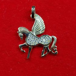 10kt Gold Pony Pendant 