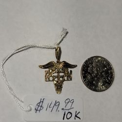 10k Gold RN Charm 1 Gram