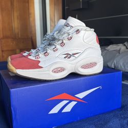 Reebok Question Mid "Vintage Red Toe"