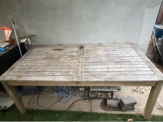 Restoration Hardware oak table