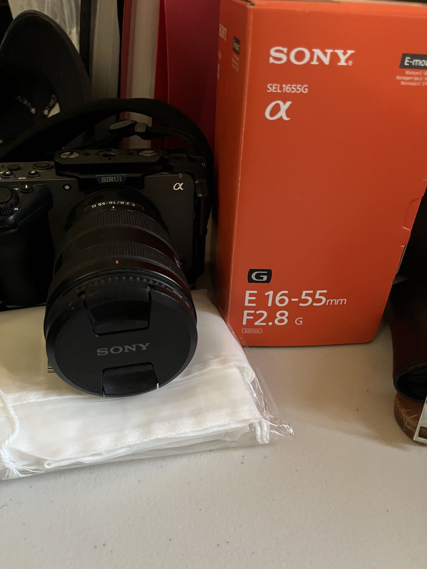 Sony Fx30 With Sony E 16-55mm G Zoom Lens
