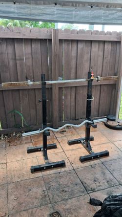 Squat Stands + bars