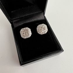 14k Gold Diamond Earrings