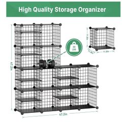 *NEW IN BOX** Wire Cube Storage Organizer 