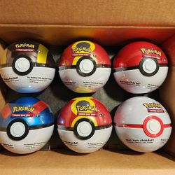 Pokemon Sealed 6 Pack Pokeballs