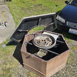 FREE outside table propane fire