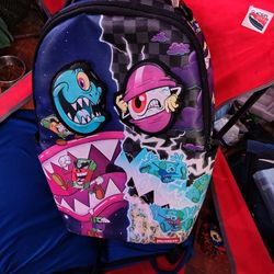 sprayground money boys split backpack 