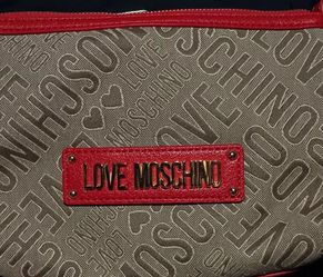 Brand New Love Moschino Catch/purse W/ Red Shoulder Strap