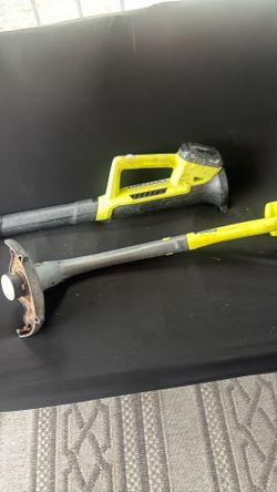 Ryobi trimmer and blower