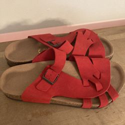 Birkenstock size 42 11 Women’s 9 men’s red Pisa shoes sandals narrow fit
