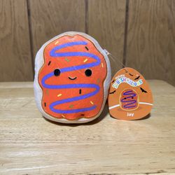 Squishmallows Jay Orange Frosted Donut Sprinkles Halloween 2024 Kellytoy 5” NEW