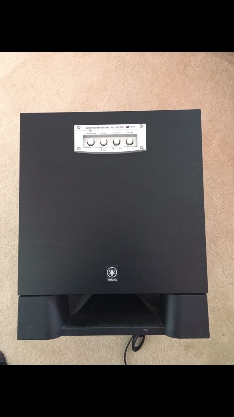 Yamaha YST-SW315 Excellent Subwoofer Perfect Condition