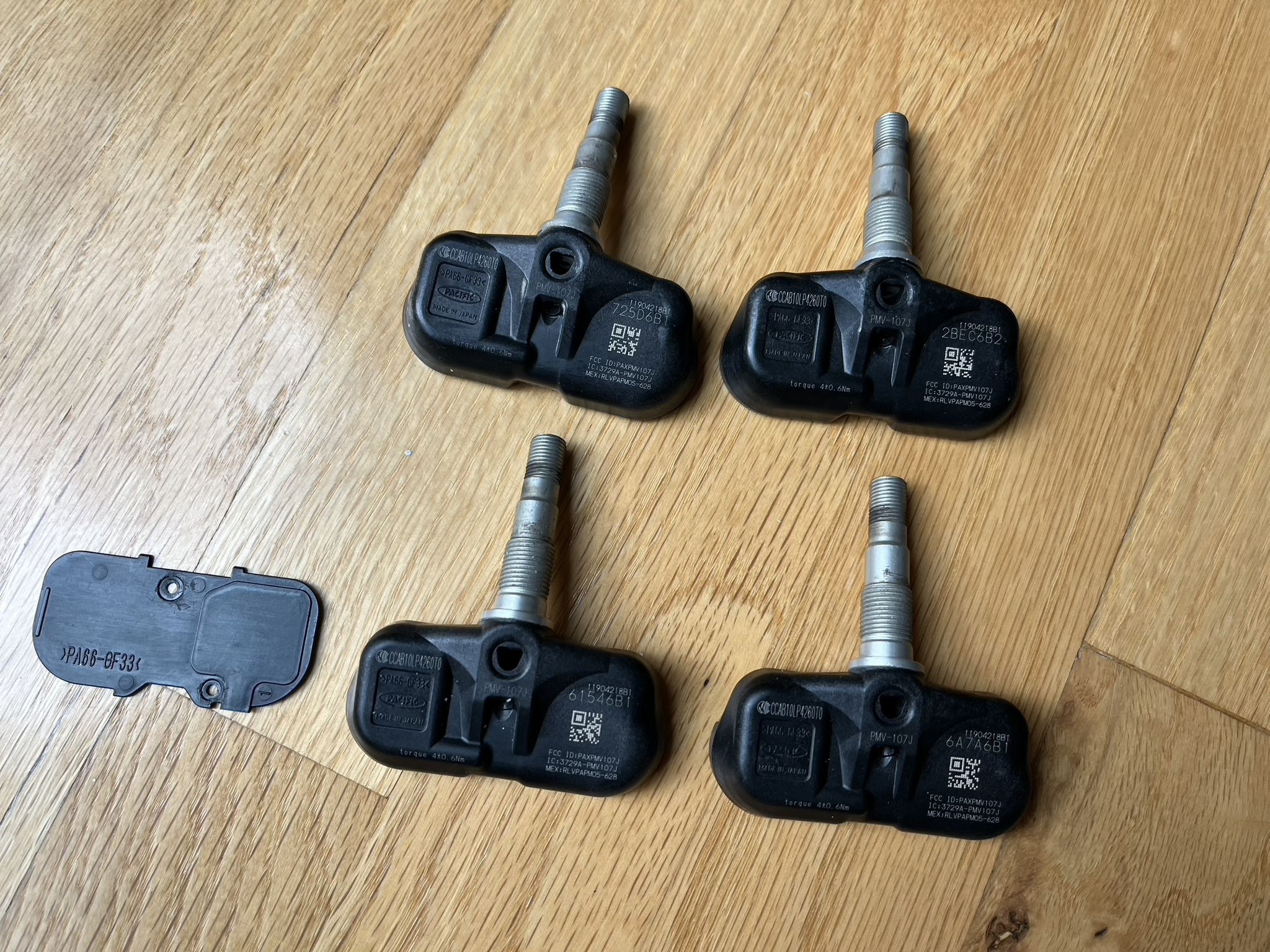 4x Toyota TPMS 42(contact info removed)1 Need to replace battery