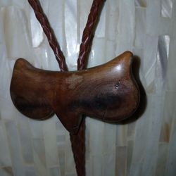 Vintage Handmade Bolo Owl Eyes 