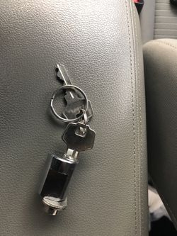 Lock and keys for a storage