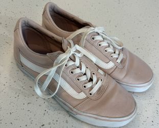 Vans Old Skool Skate Shoes Light Blush Pink Original Size 8 Womens Shoes Footwear