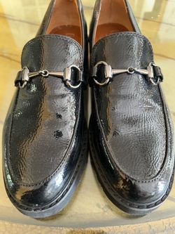 Franco Sarto Horsebit Patent Leather Loafers size 7 1/2