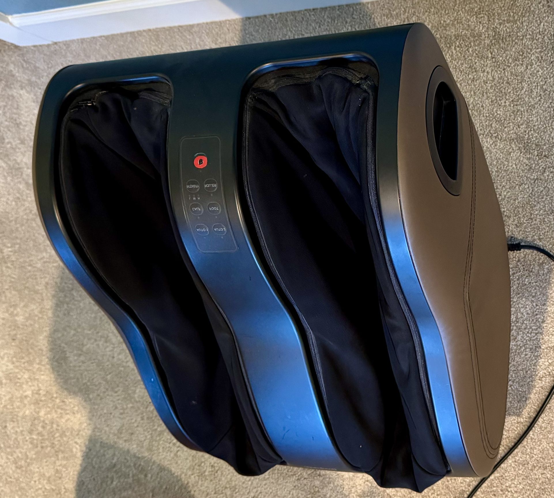 Brookstone TheraSqueeze II Plus foot and calf massager.