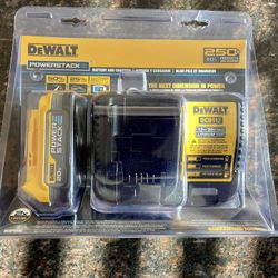 New Dewalt Powerstack Battery And Charger