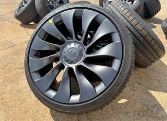 (4) NEW 20" Tesla Model 3 Performance Uberturbine Pirelli 235/35/20 100% SENSORS