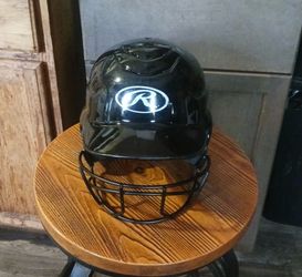 Rawlings Baseball Batting Helmet RCFH 6 1/2-7 1/2" W/ Face guard.