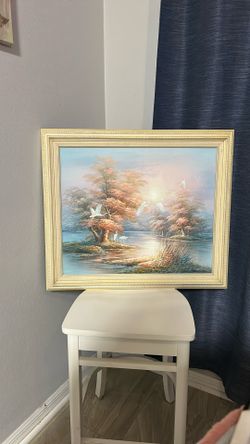 Original Oil Painting – Signed S. Dopyera – 24x20 / with frame 29x25 -