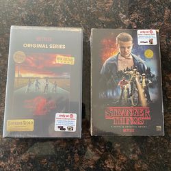 Stranger Things Season One And Two Blu-Rey DVD Vhs Box Set