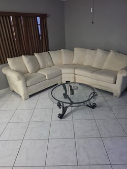 Sectional beige