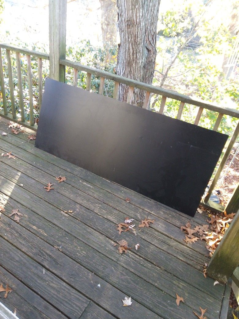 Black Plastic 3x6 1/16 For Sign Etc.