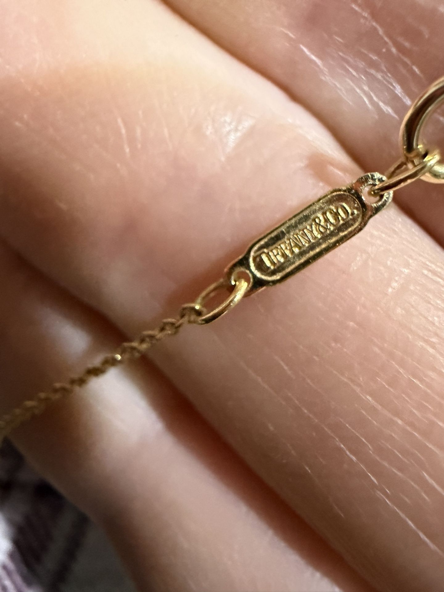 Tiffany 18金　片方のみ TIFFANY&Co. ティファニー クロスステッチ 片方のみ ピアス K18