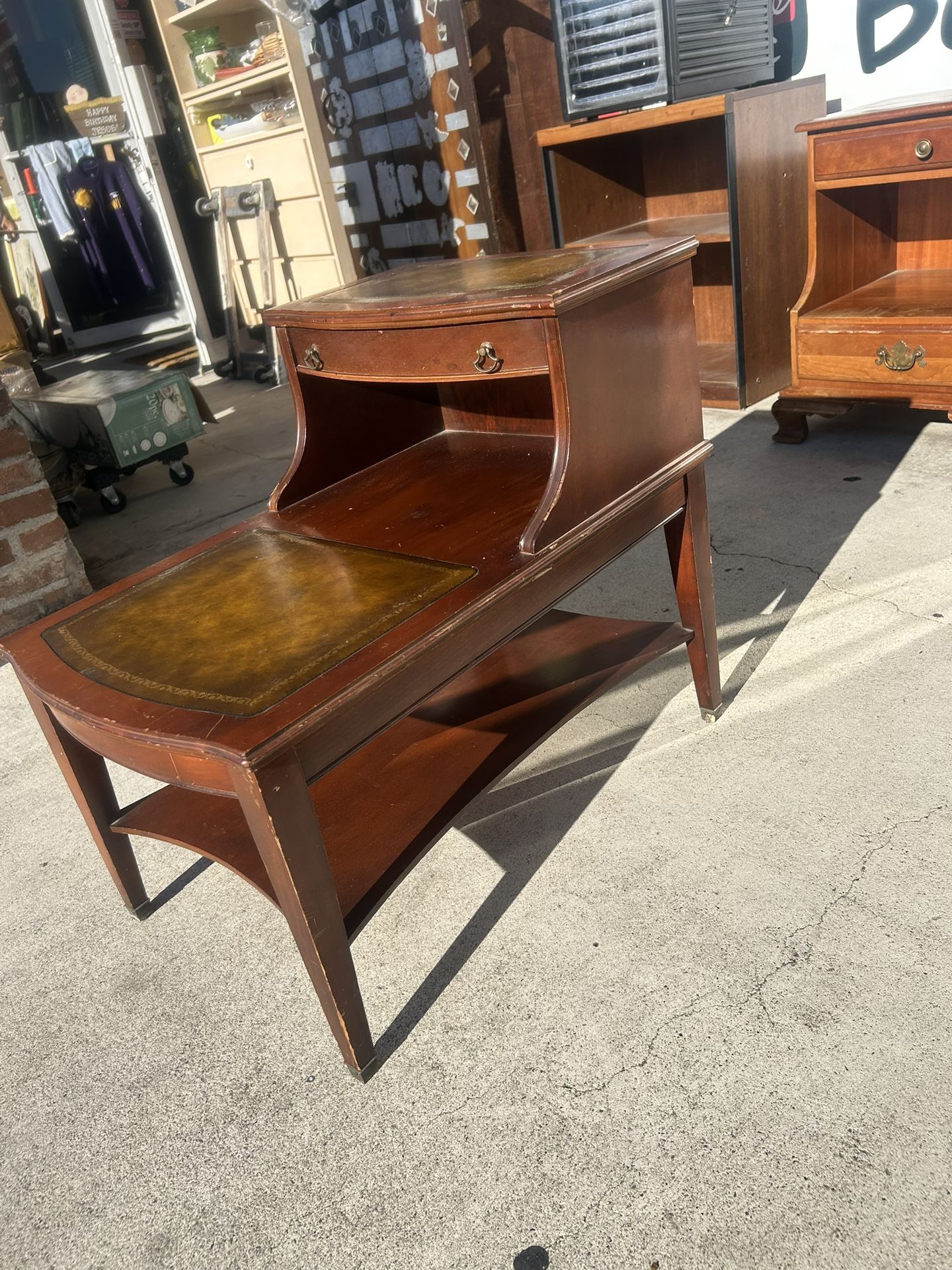 Vintage 2 Tier End Table