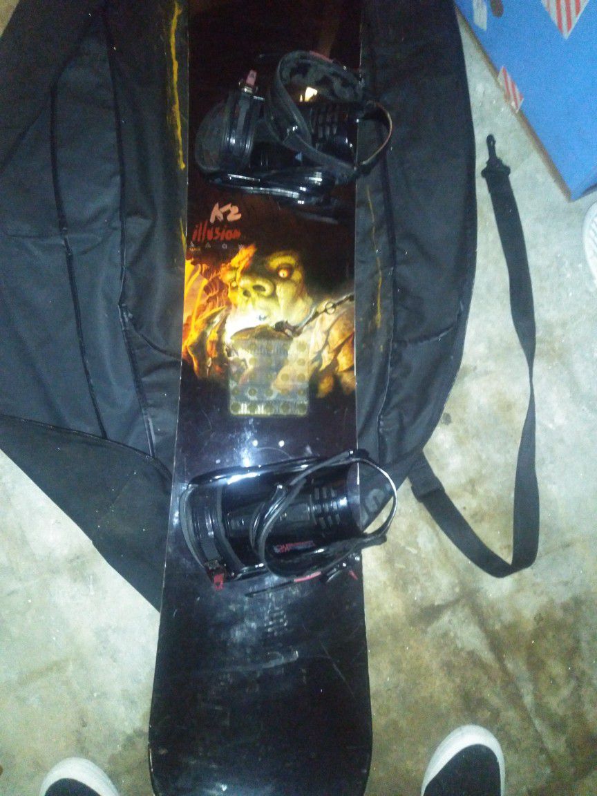 K2 Freestyle Board And K2 Freestyle Bindings 