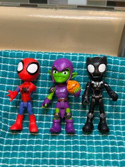 4-inch action figures from the Hasbro Marvel Spidey and His Amazing Friends