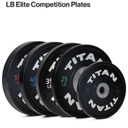 Titan Fitness Competition Bumper Plates