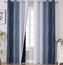 Blue Blackout Curtains