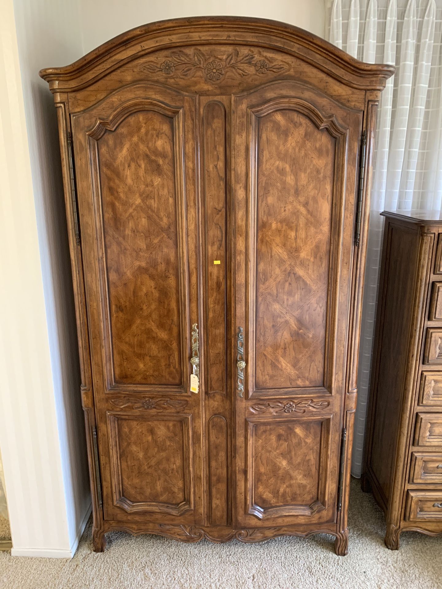 Antique Drexel Wardrobe Dresser