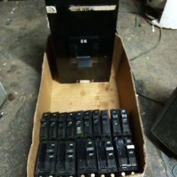 1 main breaker and a bunch of 20s and 40s all for $40