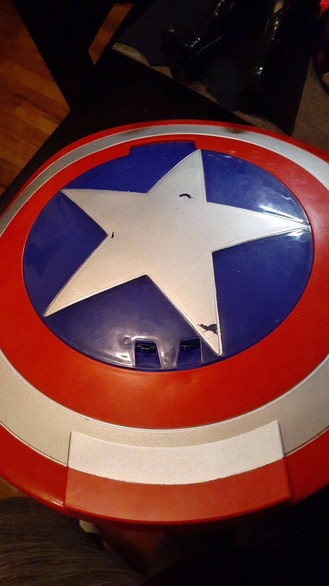 Captain America shield and face mask