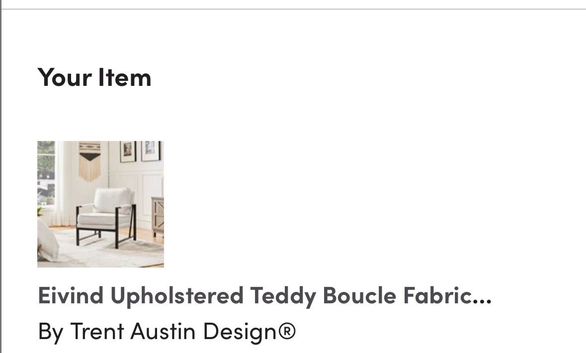 Teddy chair white