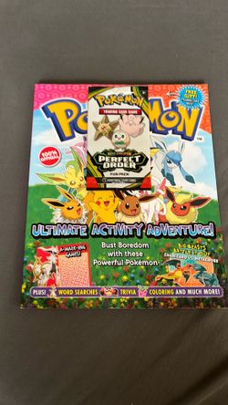 Pokemon fun magazine with fun pack