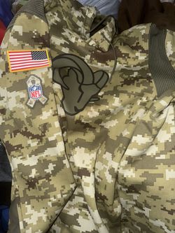 LA RAMS Military Pullover