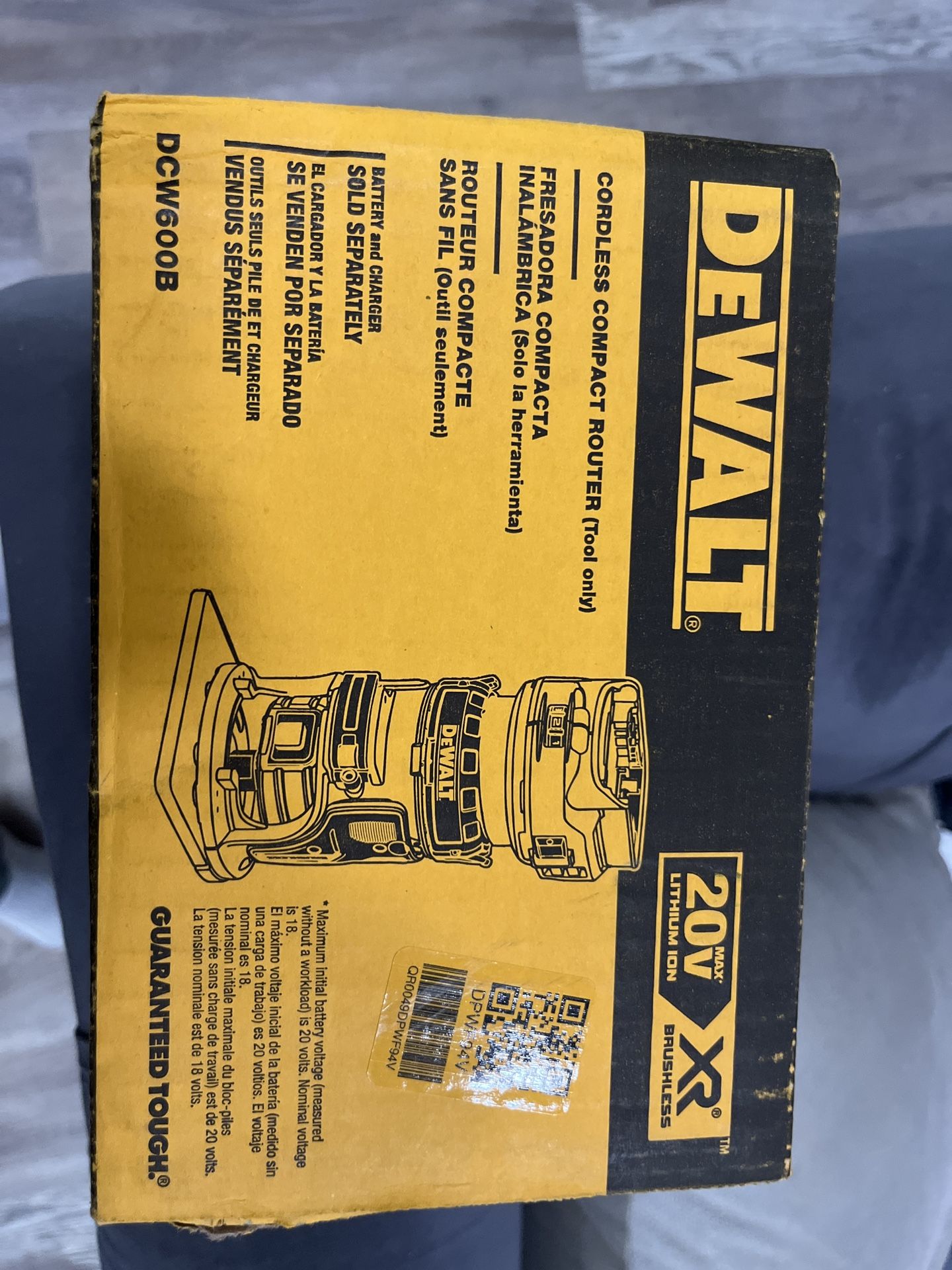 20V MAX XR Cordless Brushless Fixed Base Compact Router (Tool Only)