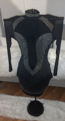 Black Custom Clubwear Dress Worn Once! 